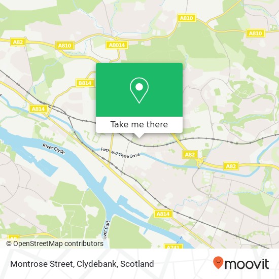 Montrose Street, Clydebank map