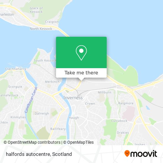 halfords autocentre map