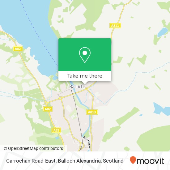 Carrochan Road-East, Balloch Alexandria map