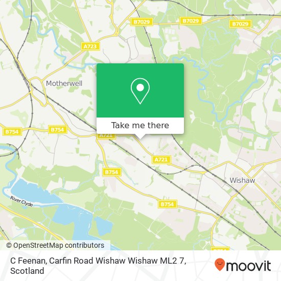 C Feenan, Carfin Road Wishaw Wishaw ML2 7 map