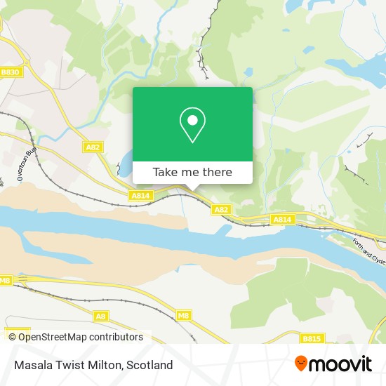 Masala Twist Milton map