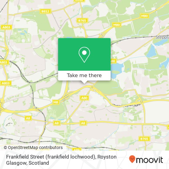Frankfield Street (frankfield lochwood), Royston Glasgow map