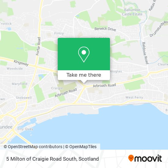 5 Milton of Craigie Road South map