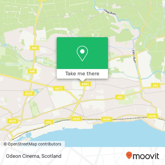 Odeon Cinema map