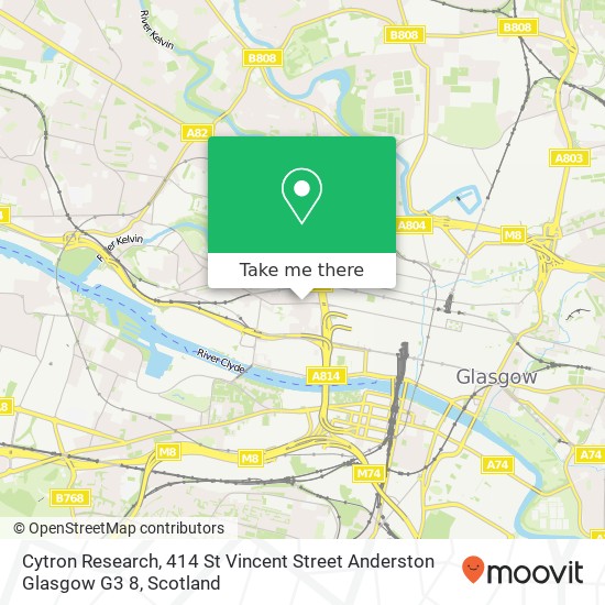 Cytron Research, 414 St Vincent Street Anderston Glasgow G3 8 map