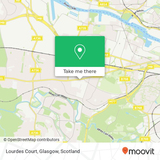 Lourdes Court, Glasgow map