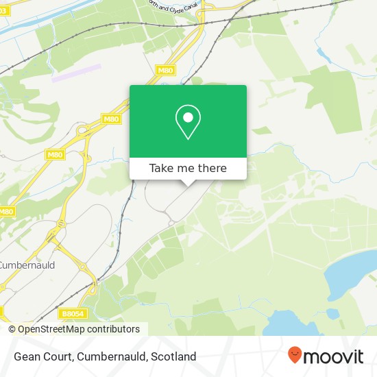 Gean Court, Cumbernauld map