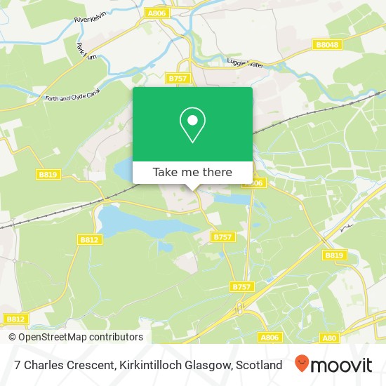 7 Charles Crescent, Kirkintilloch Glasgow map
