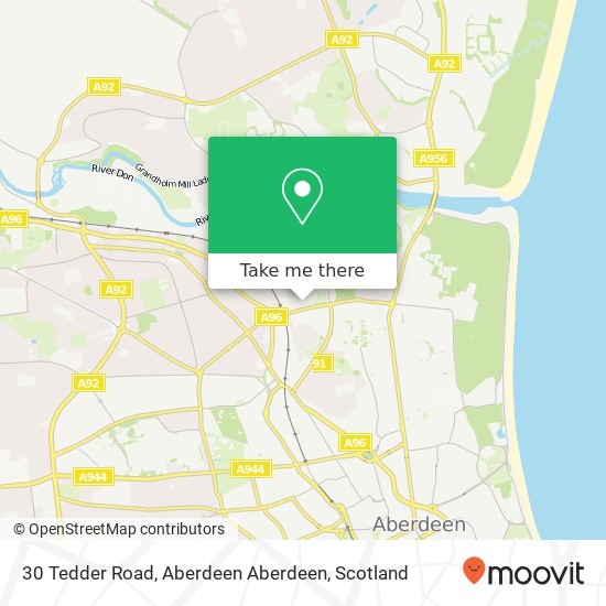 30 Tedder Road, Aberdeen Aberdeen map