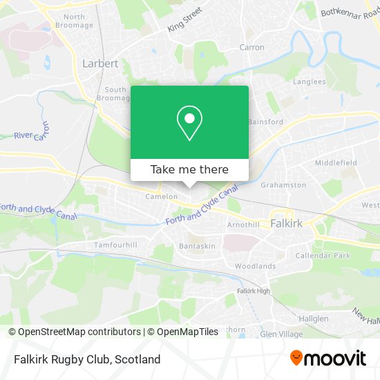 Falkirk Rugby Club map