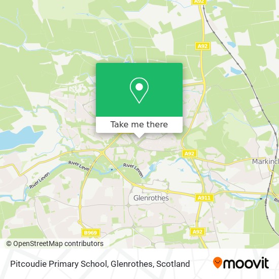 Pitcoudie Primary School, Glenrothes map