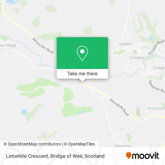 Lintwhite Crescent, Bridge of Weir map