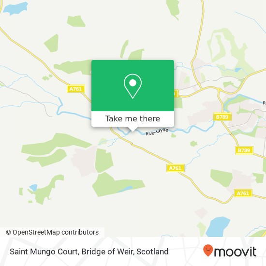 Saint Mungo Court, Bridge of Weir map