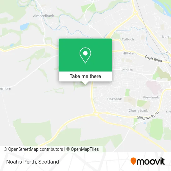 Noah's Perth map