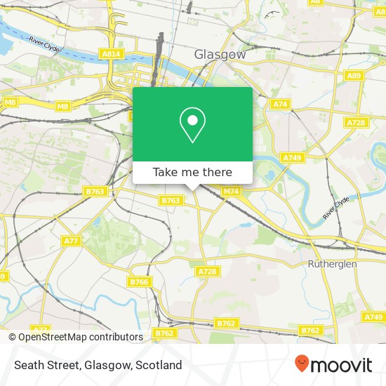 Seath Street, Glasgow map