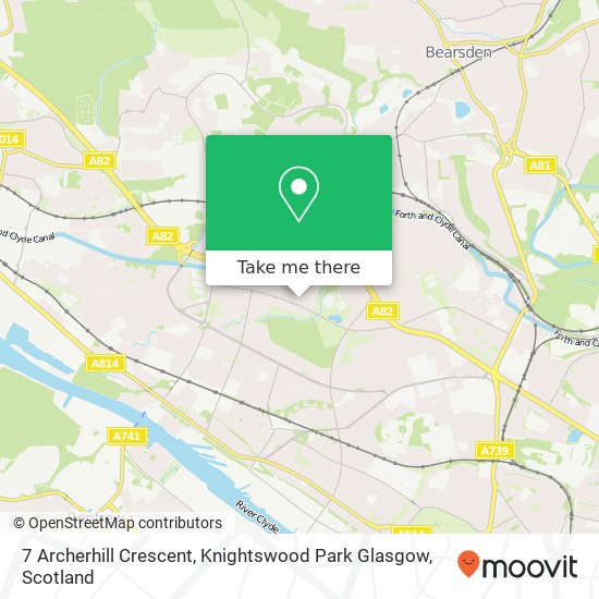 7 Archerhill Crescent, Knightswood Park Glasgow map