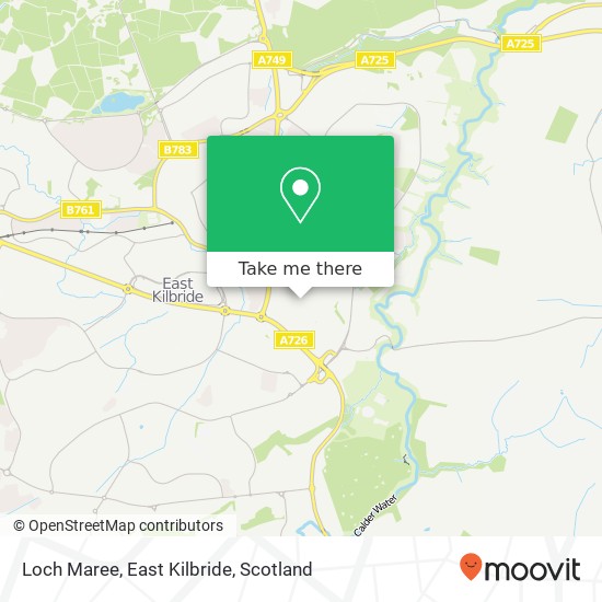 Loch Maree, East Kilbride map