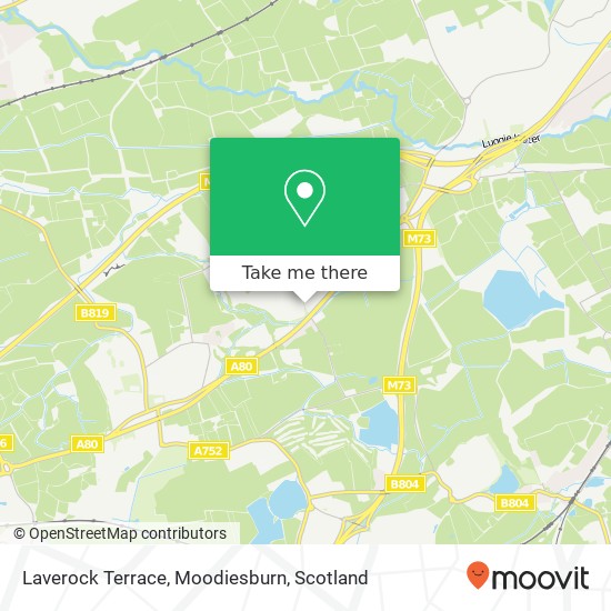 Laverock Terrace, Moodiesburn map