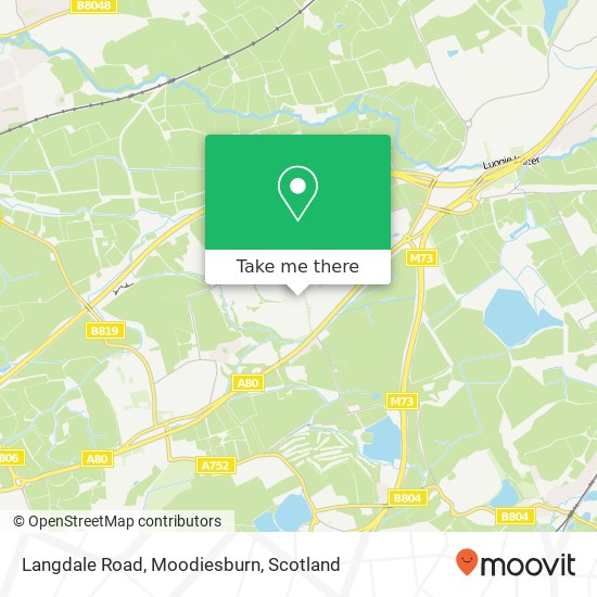 Langdale Road, Moodiesburn map