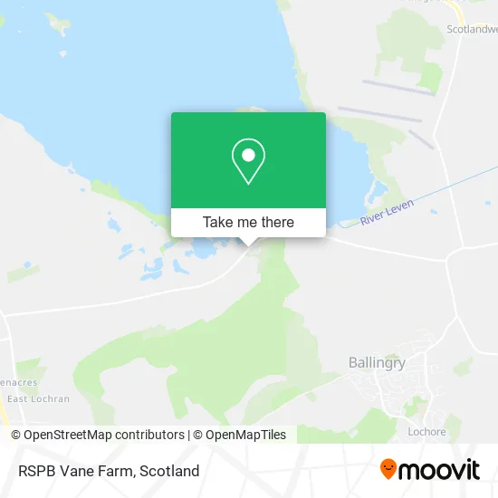 RSPB Vane Farm map