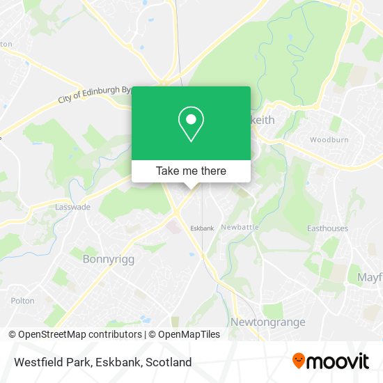 Westfield Park, Eskbank map