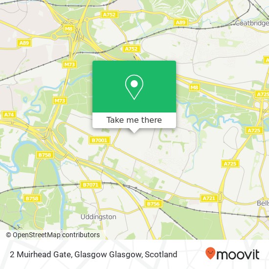 2 Muirhead Gate, Glasgow Glasgow map