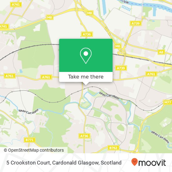 5 Crookston Court, Cardonald Glasgow map