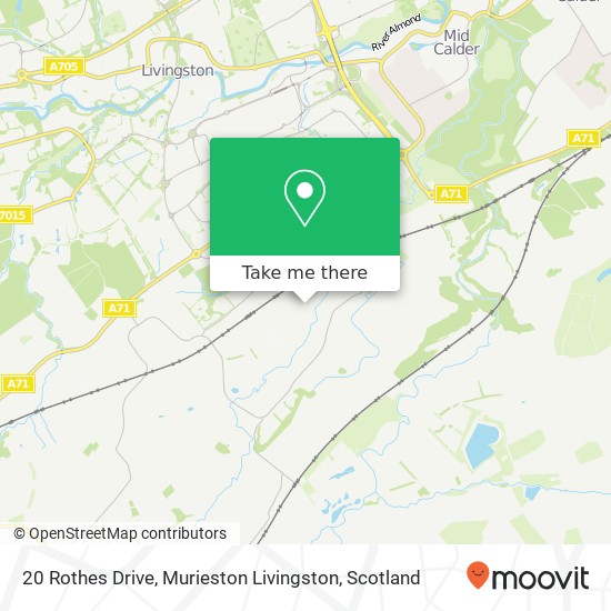 20 Rothes Drive, Murieston Livingston map