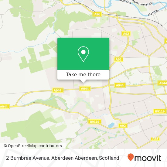 2 Burnbrae Avenue, Aberdeen Aberdeen map