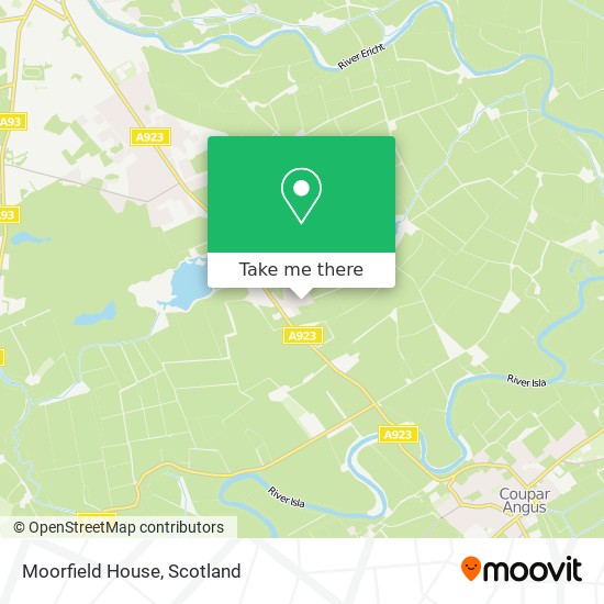 Moorfield House map