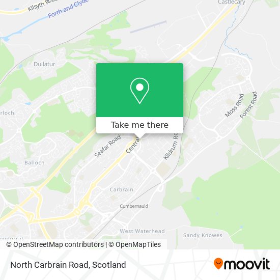 North Carbrain Road map