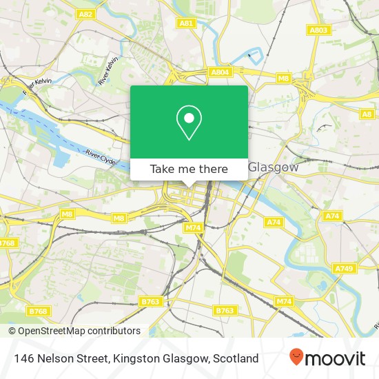 146 Nelson Street, Kingston Glasgow map