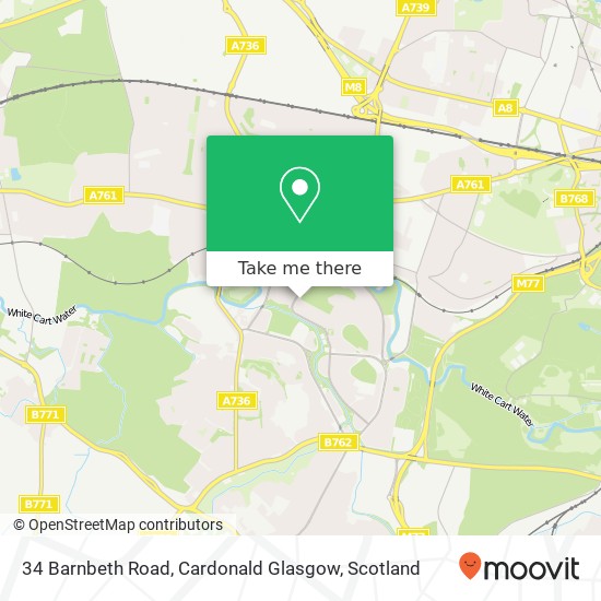 34 Barnbeth Road, Cardonald Glasgow map