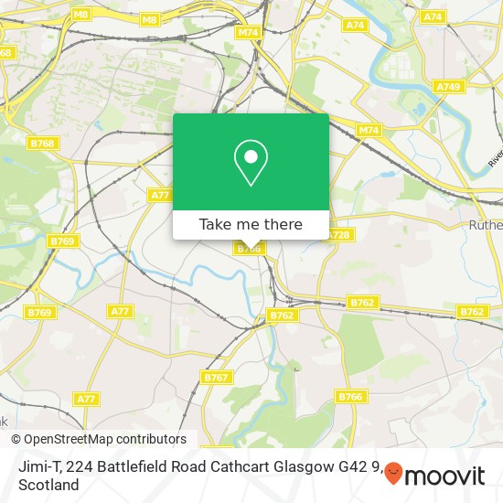 Jimi-T, 224 Battlefield Road Cathcart Glasgow G42 9 map