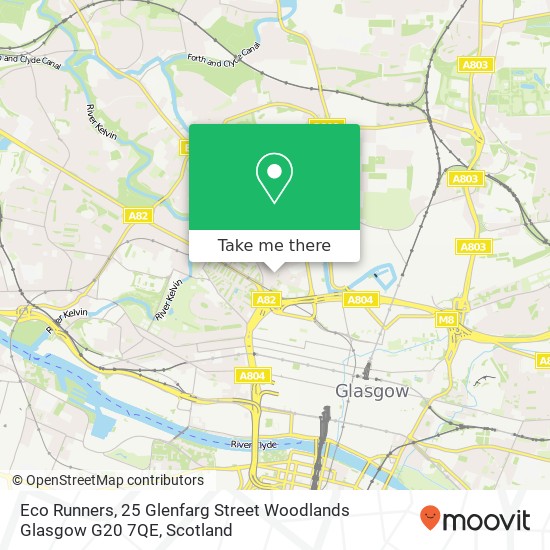 Eco Runners, 25 Glenfarg Street Woodlands Glasgow G20 7QE map