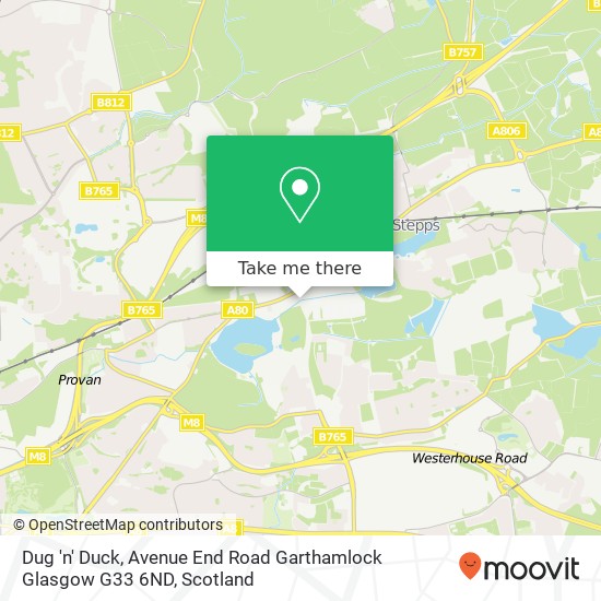 Dug 'n' Duck, Avenue End Road Garthamlock Glasgow G33 6ND map
