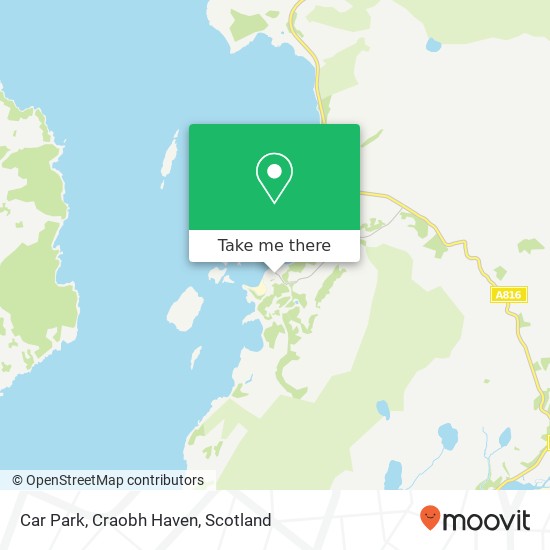 Car Park, Craobh Haven map