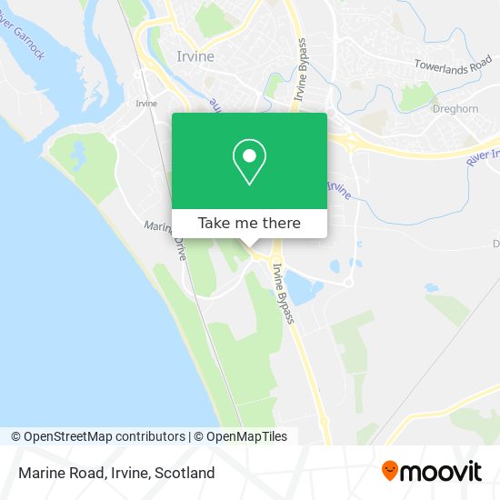 Marine Road, Irvine map