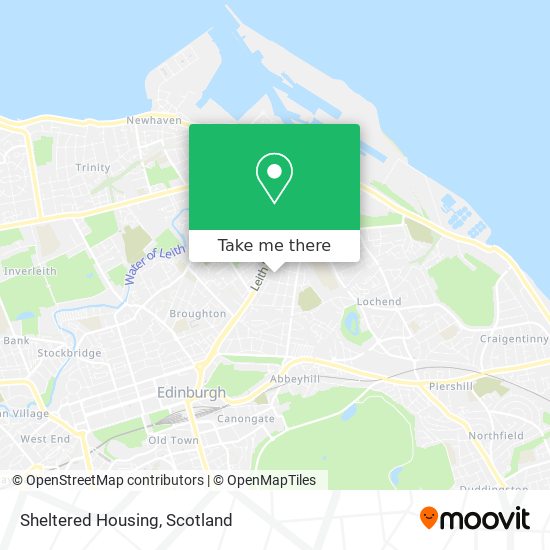 Sheltered Housing map