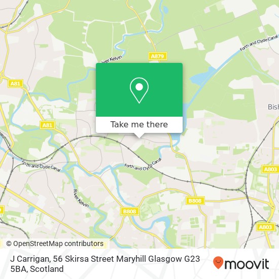 J Carrigan, 56 Skirsa Street Maryhill Glasgow G23 5BA map