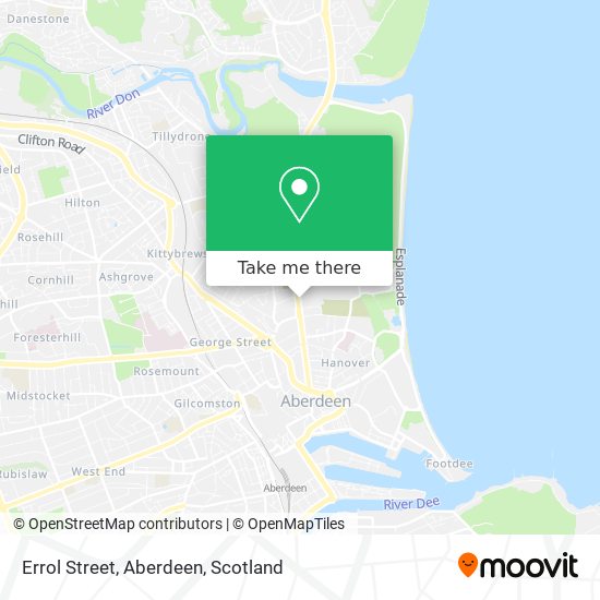 Errol Street, Aberdeen map