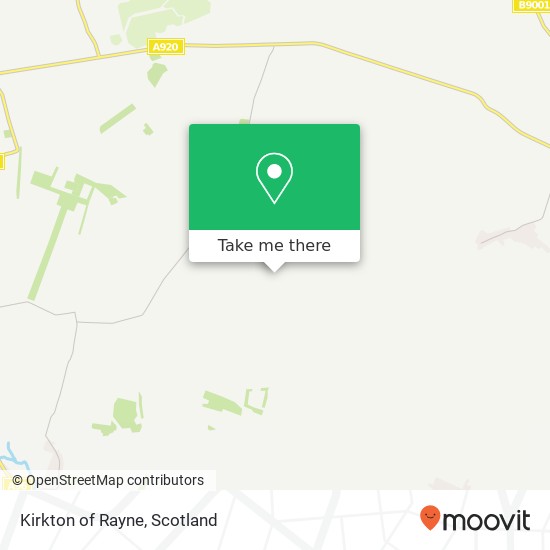 Kirkton of Rayne map