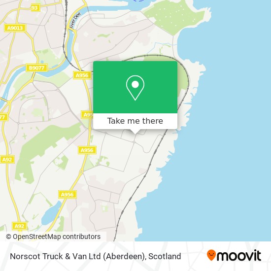Norscot Truck & Van Ltd (Aberdeen) map