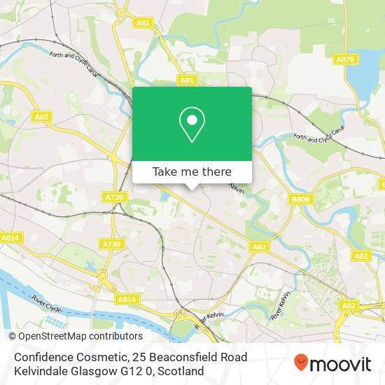 Confidence Cosmetic, 25 Beaconsfield Road Kelvindale Glasgow G12 0 map