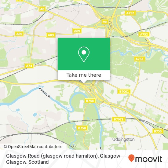 Glasgow Road (glasgow road hamilton), Glasgow Glasgow map