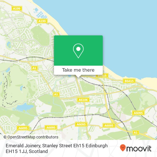 Emerald Joinery, Stanley Street Eh15 Edinburgh EH15 1JJ map