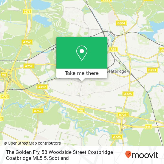 The Golden Fry, 58 Woodside Street Coatbridge Coatbridge ML5 5 map