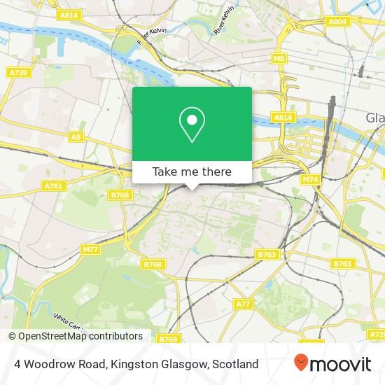 4 Woodrow Road, Kingston Glasgow map