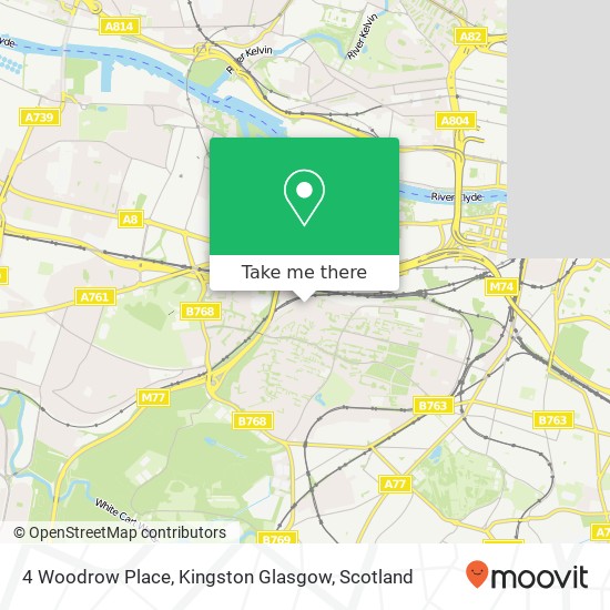 4 Woodrow Place, Kingston Glasgow map