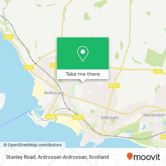 Stanley Road, Ardrossan Ardrossan map